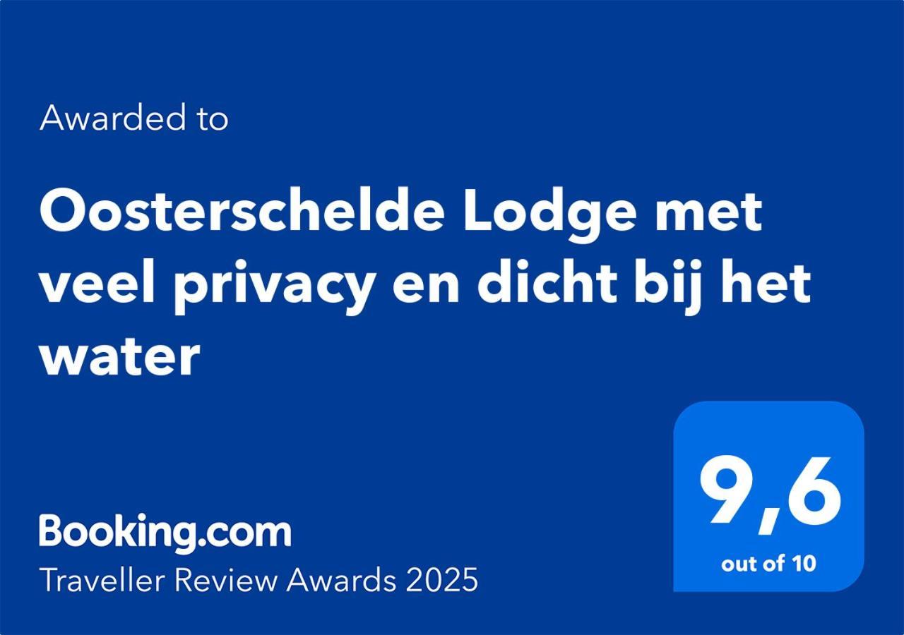 Oosterschelde Lodge Met Veel Privacy En Dicht Bij Het Water Scherpenisse Exterior photo